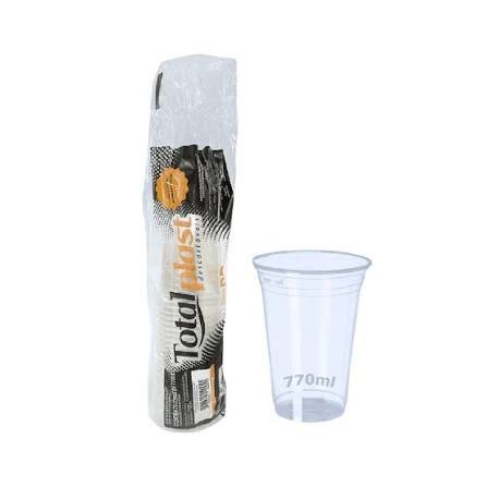 COPO LISO TOTALPLAST PP 770ML C/25