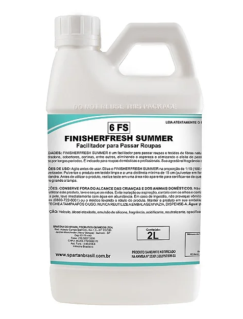 Finisherfresh Summer 2 Litros Facilitador Spartan