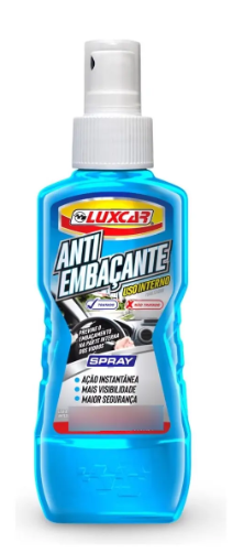 Antiembaçante Spray Luxcar Azul 110 mL Para Vidros Automotivos