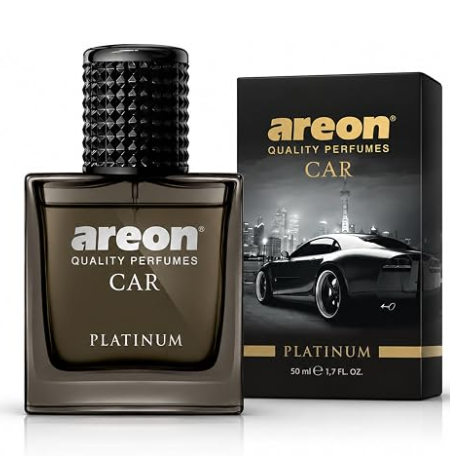 AREON CAR PERFUME 50ml GLASS PLATINUM