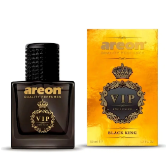 Perfume Automotivo Vip Exclusive Black King 50ml Areon Cor Dourado