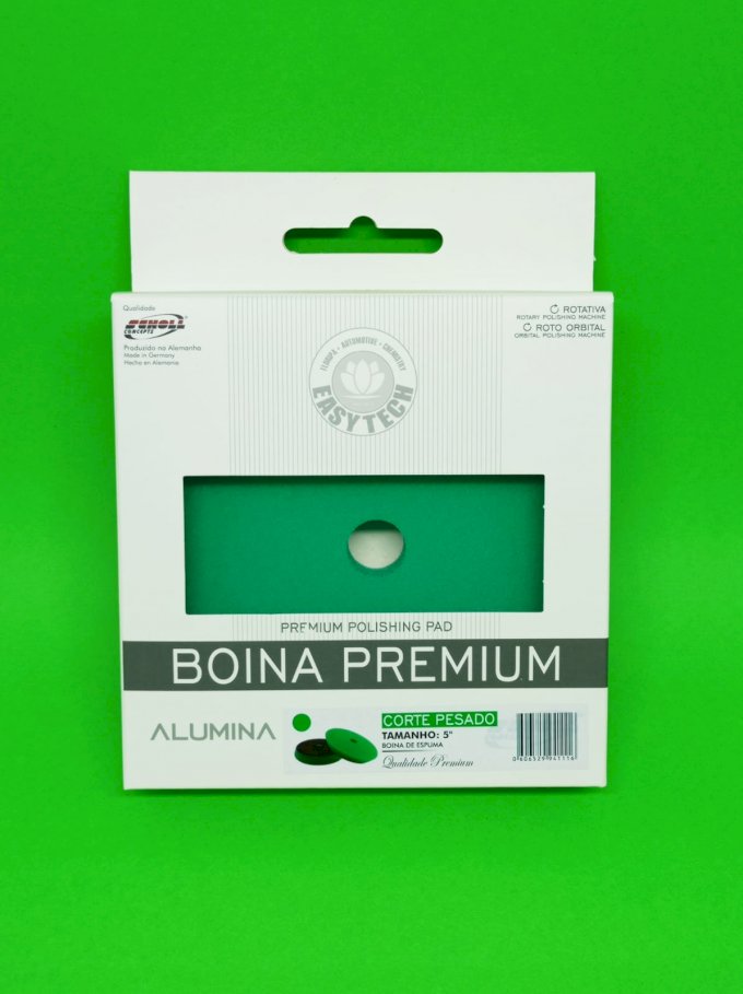 Boina Alumina Corte Pesado 5' 140mm Verde