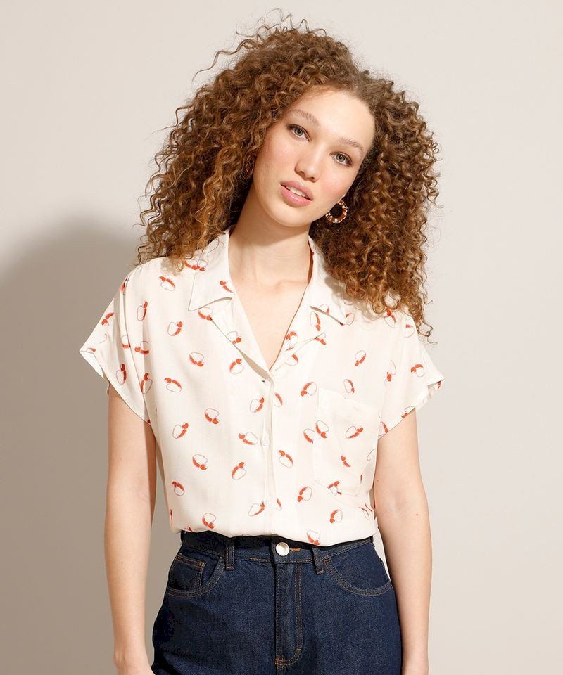 Blusa estampas e cores