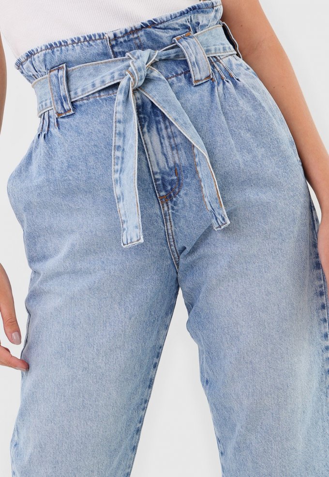 Calça Jeans Colcci Slim Clochard Estonada Azul