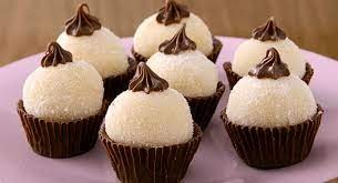 Doces beijinhos com nutella