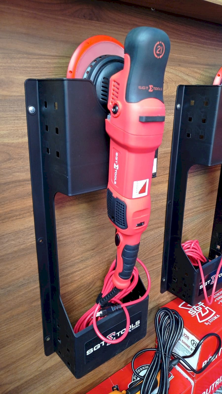 Politriz Roto Orbital 21mm 6' 110v Red & Shine SGT