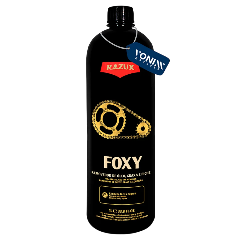 FOXY VONIXX / RAZUX 1L - REMOVEDOR DE ÓLEO, GRAXA E PICHE