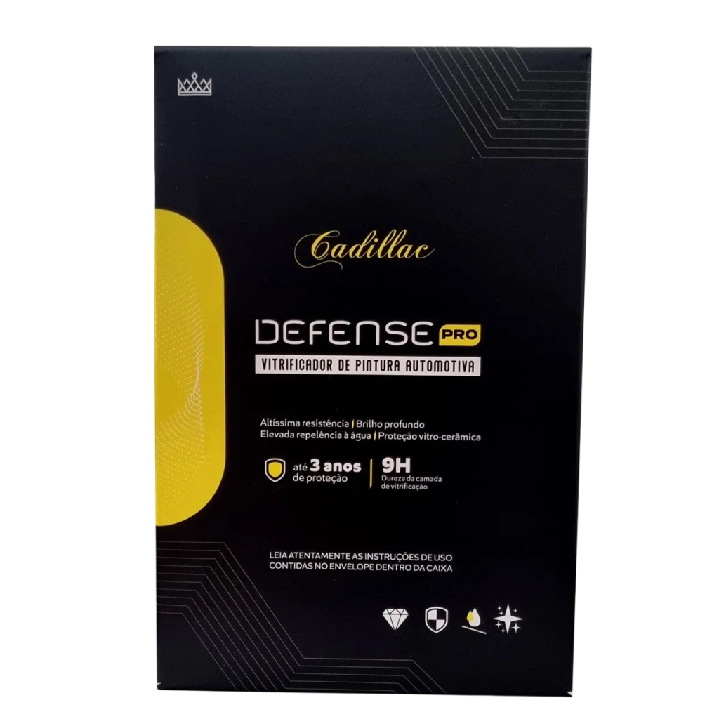 DEFENSE PRO Vitrificador de Pintura Automotiva 9H - Cadillac (50ml)