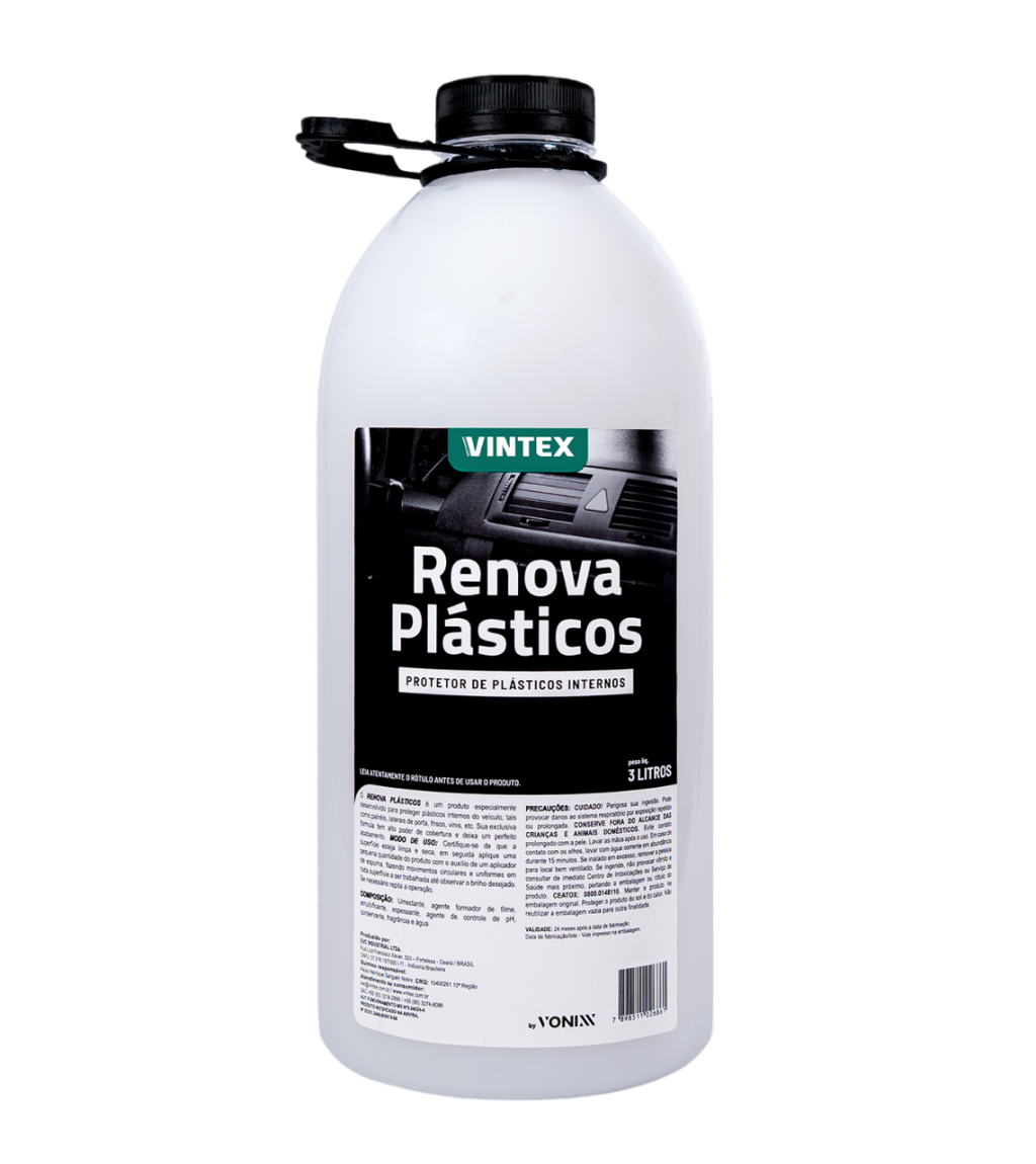 Renova Plásticos – Protetor de Plásticos Internos 3L