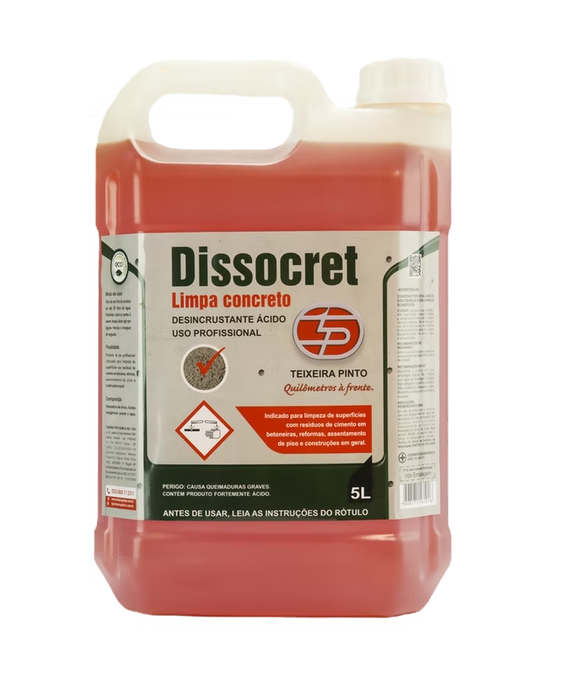 DISSOCRET - LIMPA CONCRETO E CIMENTO