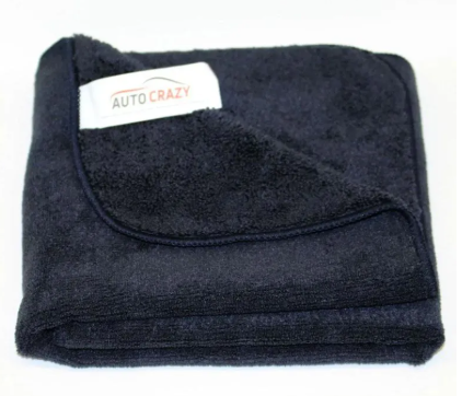 Toalha de Microfibra Preta 40x60 Auto Crazy