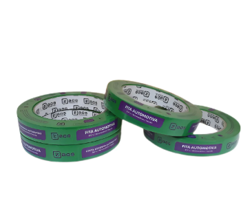  Fitas Crepe Automotiva Verde Zacs 18mm X 40m Lisa (UNIDADE)