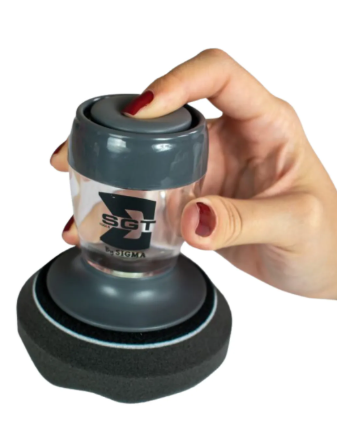 Aplicador Com Dispenser E Espuma P/ Pneu Pretinho E Produtos