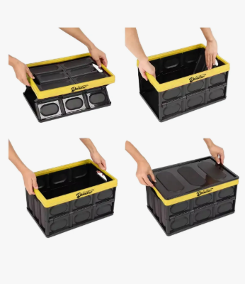 Caixa Organizadora Dobrável E Resistente Detailer Preto