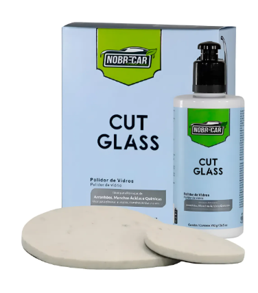 Kit Nc Cut Glass Composto Vidro 750g + 2 Boinas Nobrecar