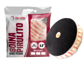 Boina Pirulito Corte Pesado Com Interface Lincoln 6 Polegadas