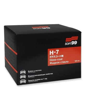Vitrificador De Pintura H7 Coating Glass Coat 100ml Soft99
