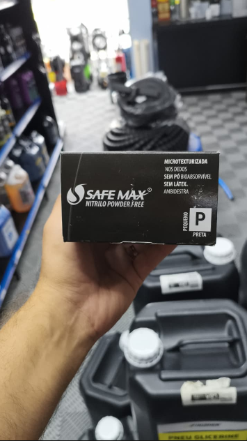 LUVA PRETA P SAFE MAX