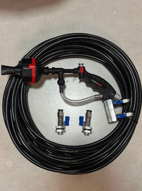 KIT FOAMTEC/PULV./FLANGE/CONEXÃO 2 VIAS