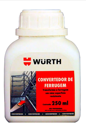 Elimina Retira Limpa Ferrugem Convertedor Superfície Wurth