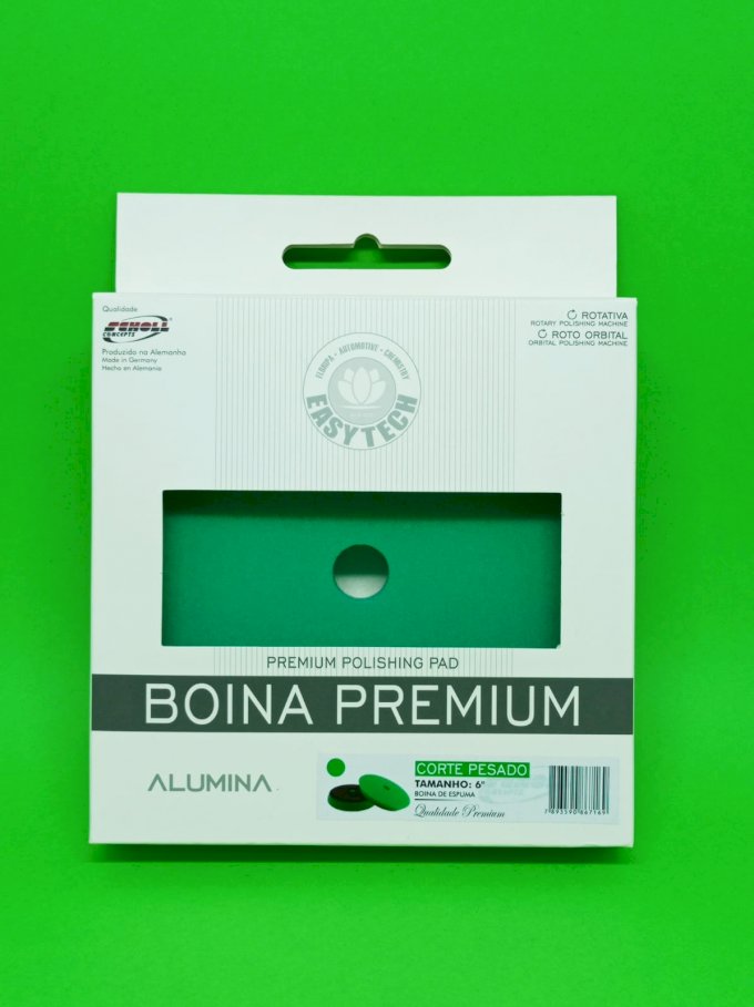 Boina Alumina Corte Pesado 6' 160mm Verde