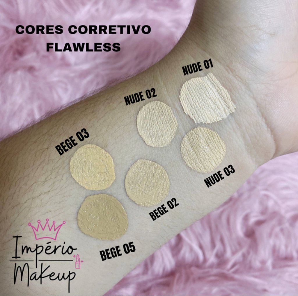 Corretivo Líquido Alta Cobertura FLawless - Ruby Rose - COR0040