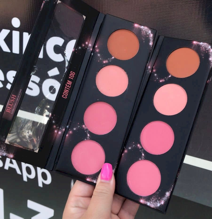 Quarteto de blush ultra fino - Ludurana BLU0054