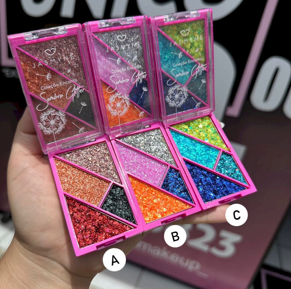 Paleta de sombra glitter encanto - Jasmyne  - SOM0106