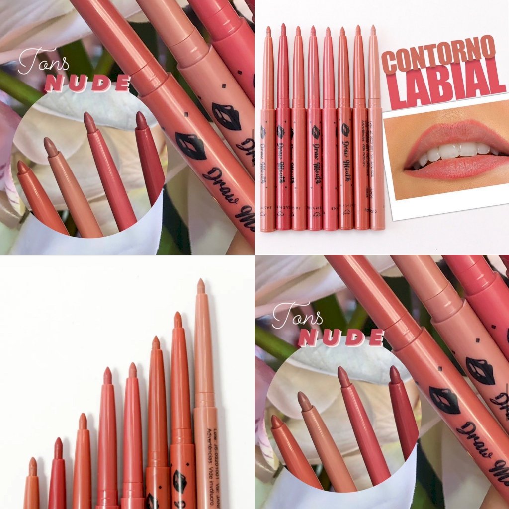 Lápis labial retrátil - Jasmyne - LL0013