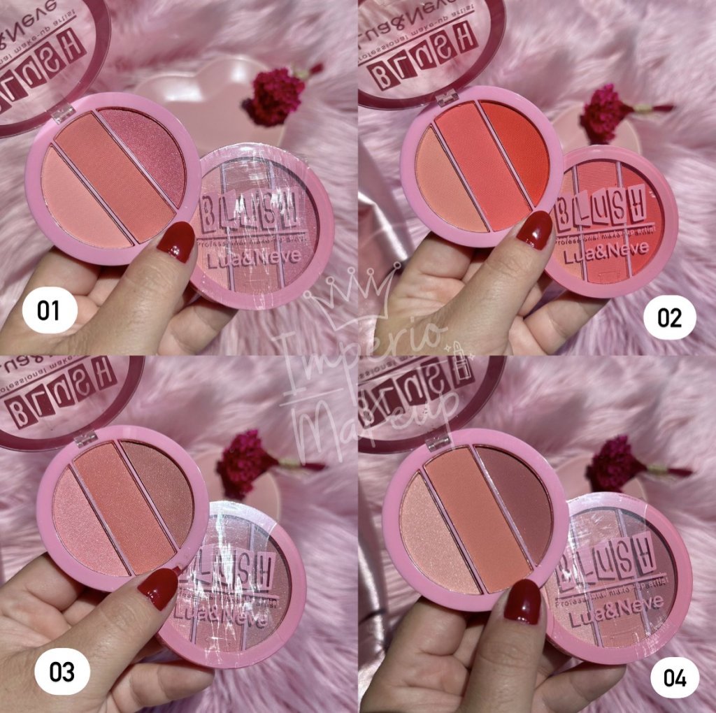 Trio de Blush - Lua e Neve - BLU0056