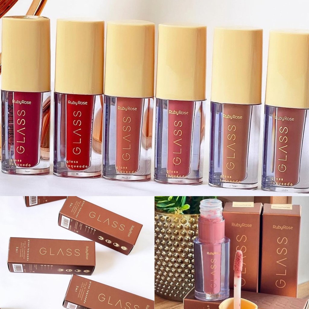 Gloss Laqueado Linha Glass Ruby Rose - GLOS0019