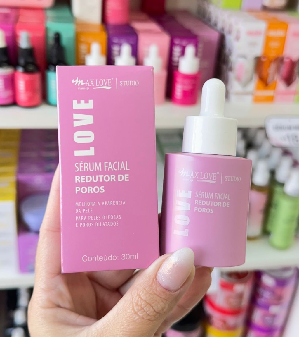 Sérum facial redutor de poros (embalagem nova) - Max love - SER0005