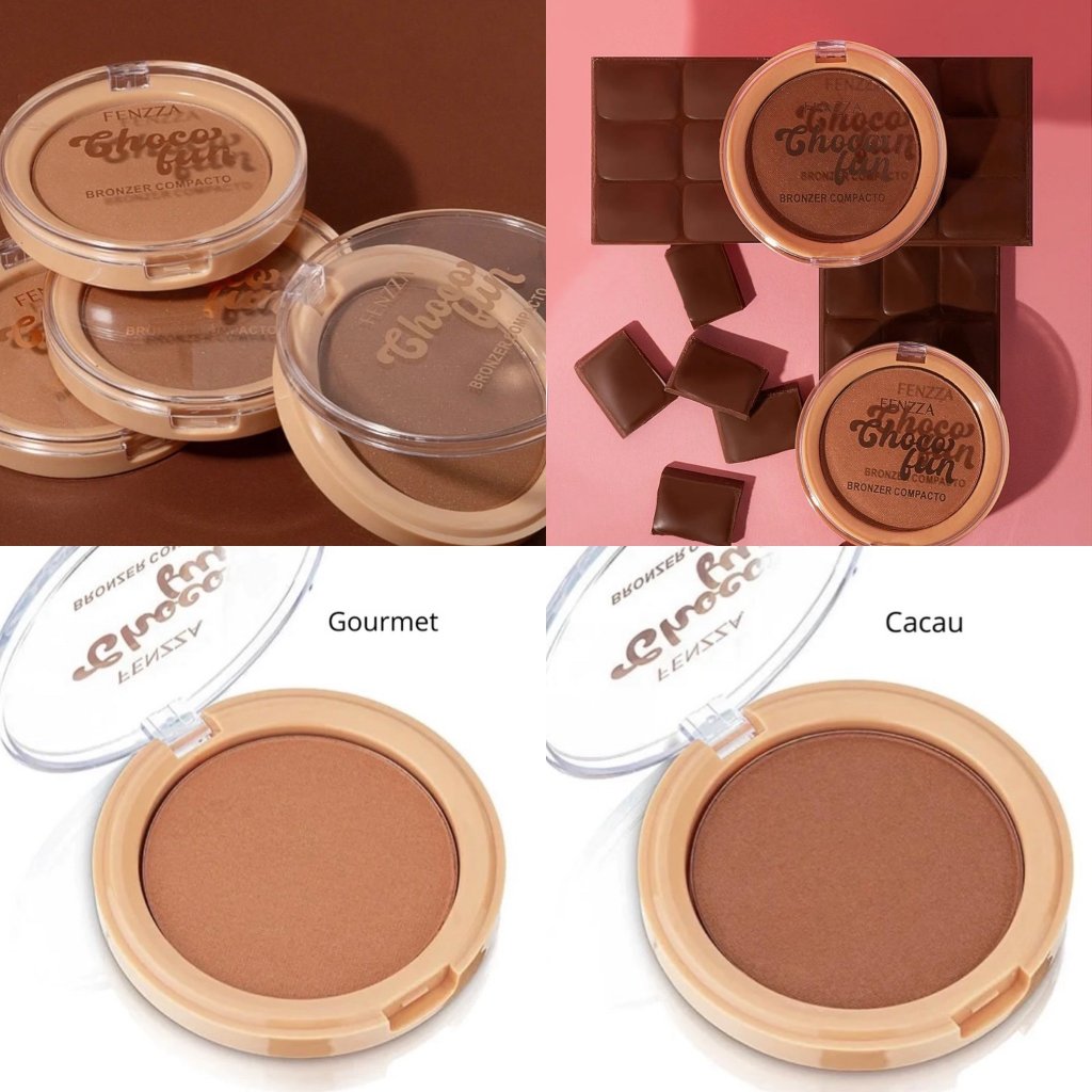 Contorno Bronzer Compacto Choco Fun - Fenzza CON0036