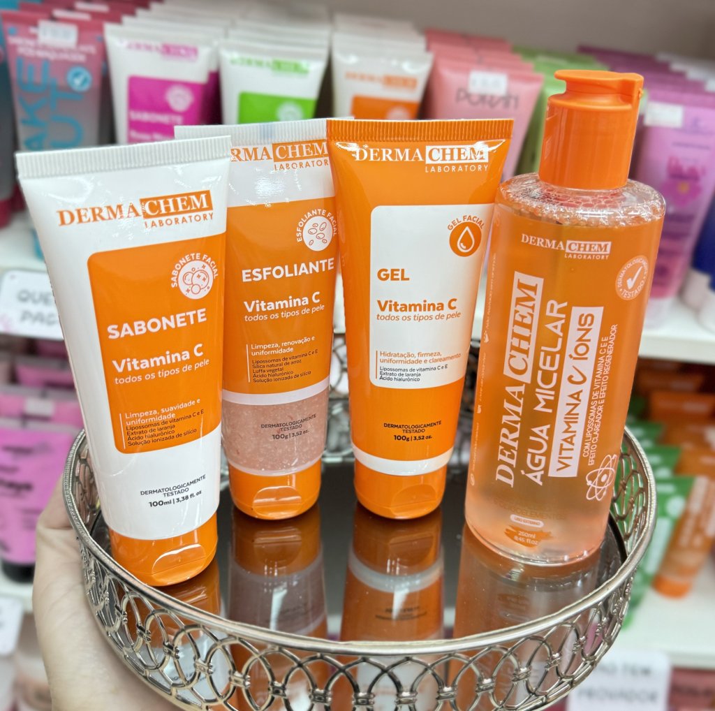 Kit Limpeza Facial Vitamina C - Dermachem - SKIN0013