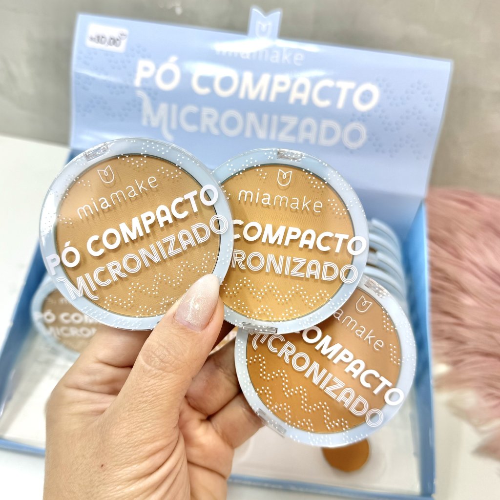Pó Compacto Micronizado - Mia Make (Tons médio e Escuro) - PC0018