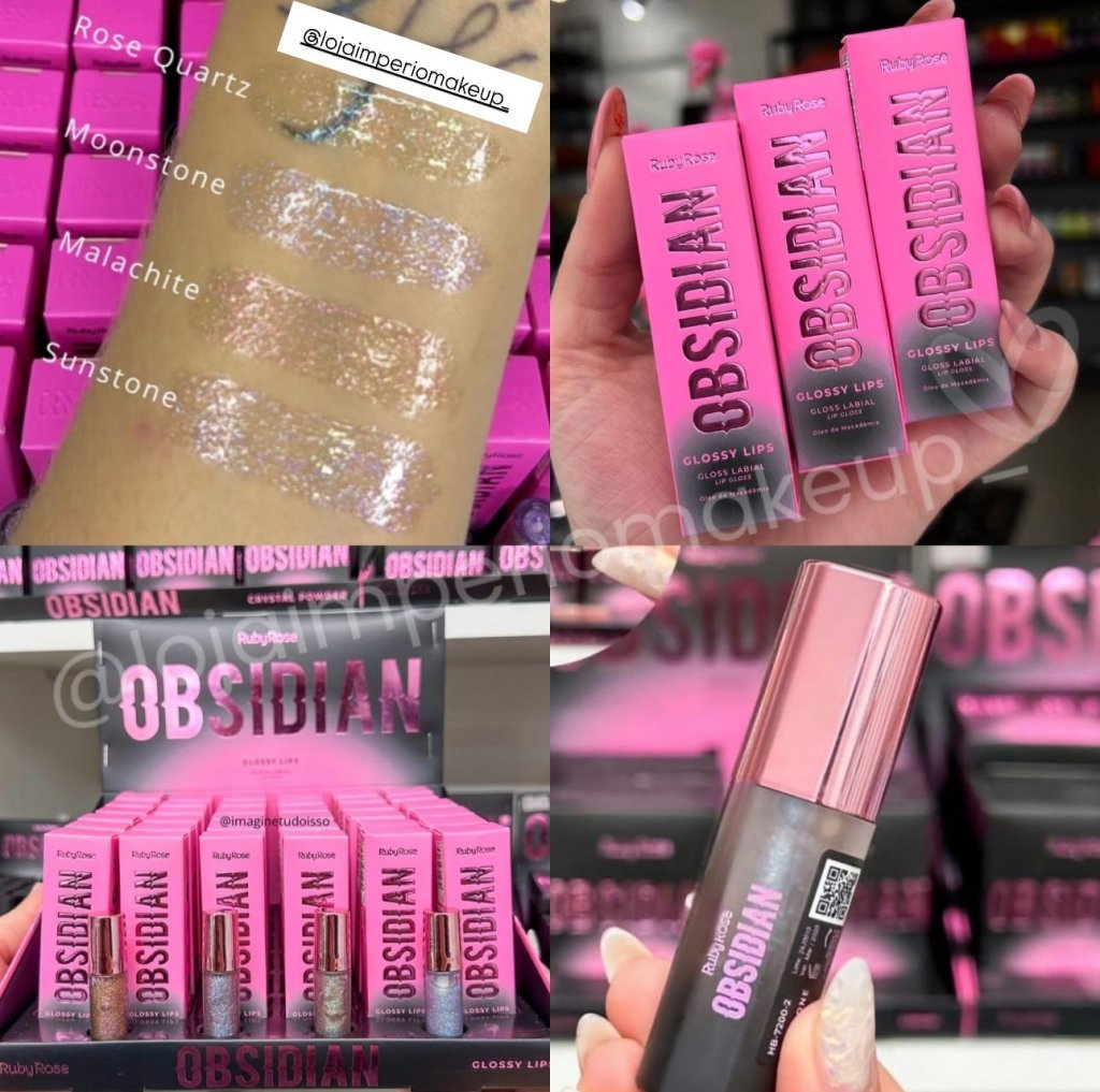 Glossy Lips Obsidian - Ruby rose - GLOS0003