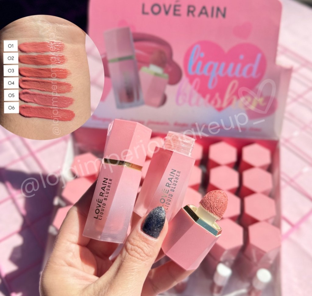 Blush Líquido - Love Rain (Dupê Sheglam)  - BLU0003