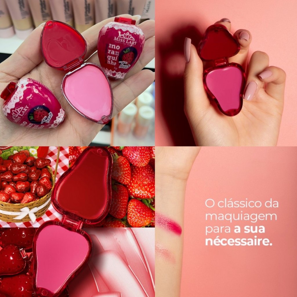 Balm hidratante moranguinho - Miss Lary HDLA0020