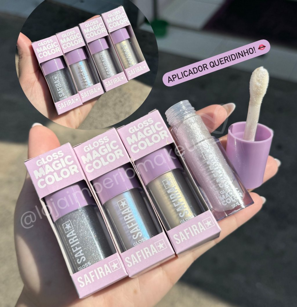 Gloss Magic Color - Safira Cosméticos - GLOS0086