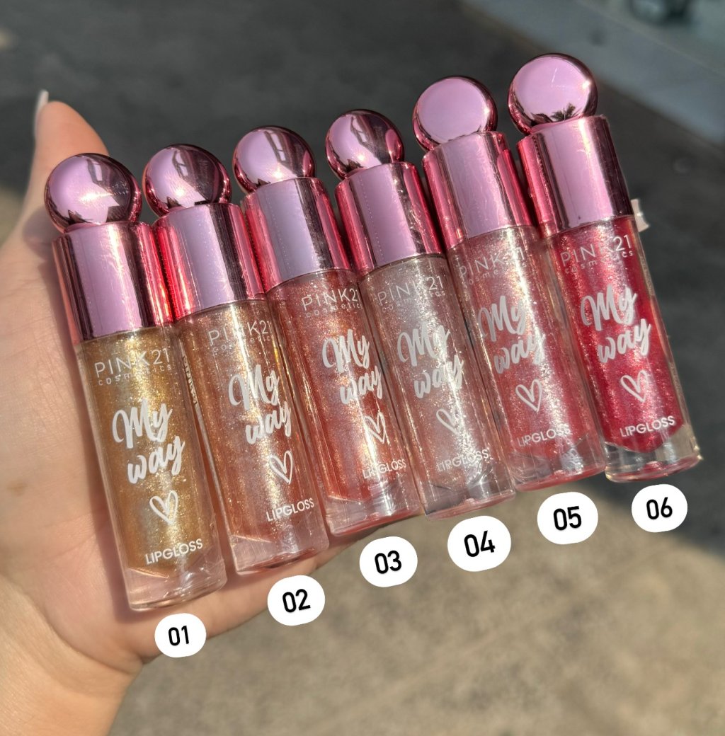 Lip Gloss My Way - Pink21 ✨👄 (Embalagem gringa) - GLOS0082