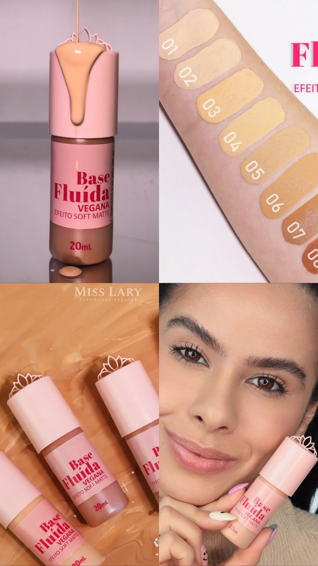 Base Fluida Vegana - Miss Lary BS0062