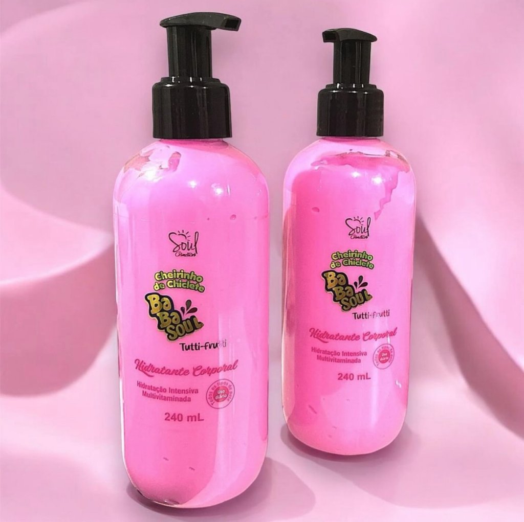 Hidratante Corporal Cherinho de Chiclete Tutti Frutti - Babasoul HID0094