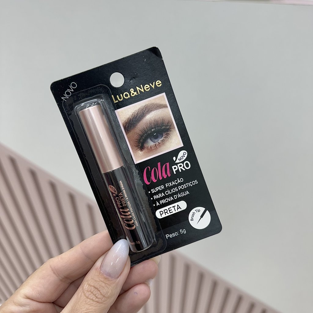 Cola de cílios PRO Preta - Lua e Neve CC0014