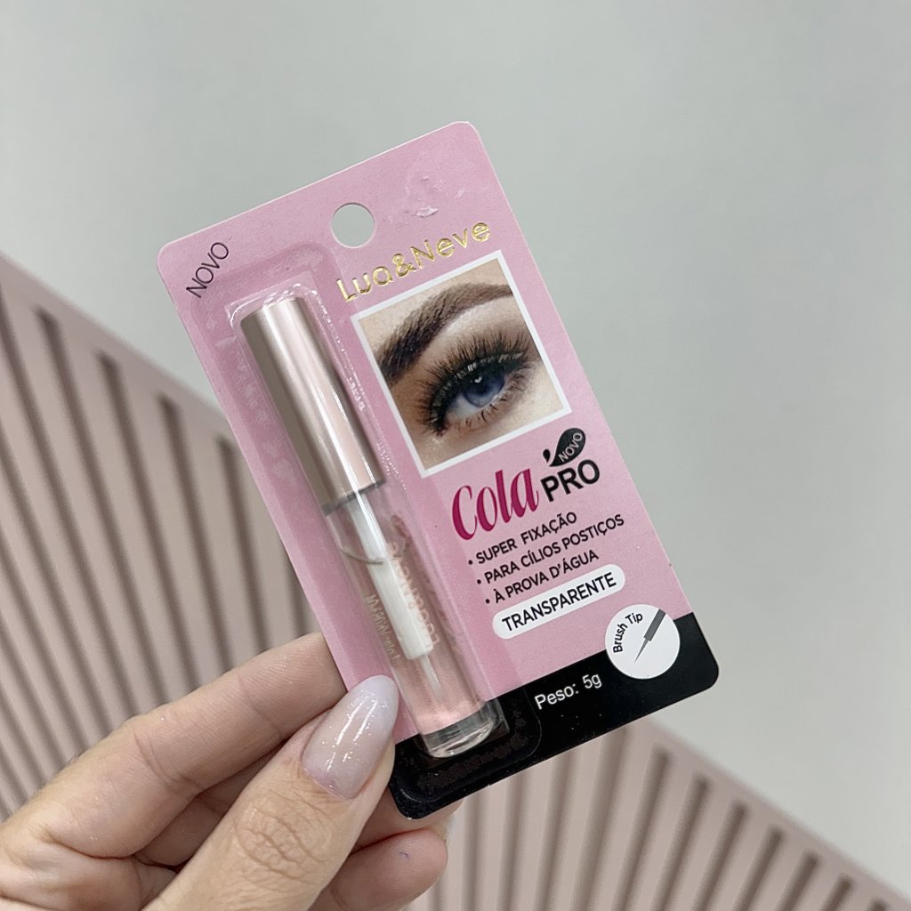 Cola de cílios PRO Transparente - Lua e Neve CC0013