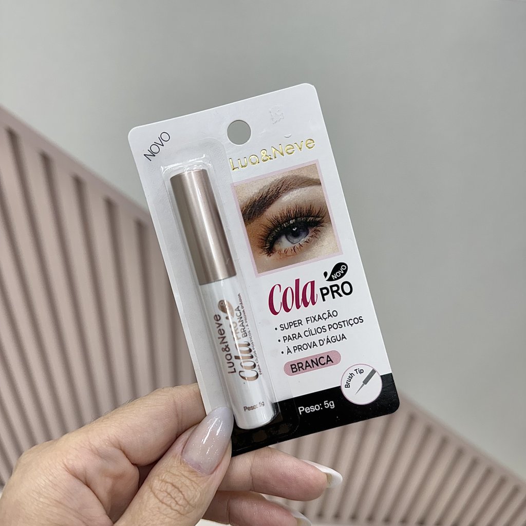 Cola de cílios PRO branca - Lua e Neve CC0012