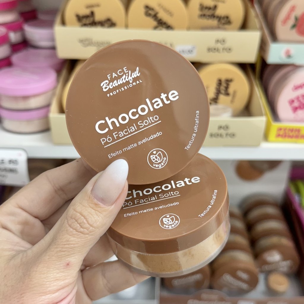 Pó Facial Solto Chocolate Powder 🍫- Face Beautiful - PC0008