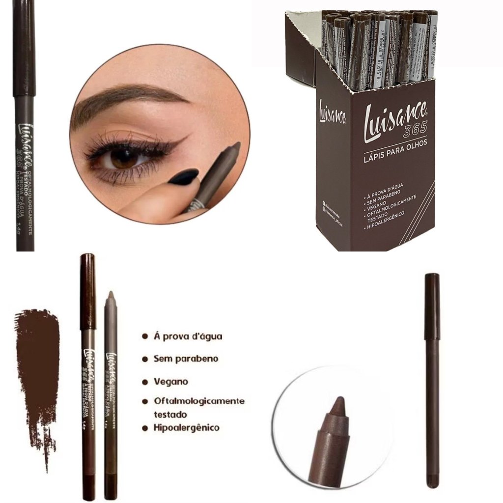 Lápis Marrom Para Olhos/Boca Apontavel 365 Luisance 🤎 LAP0023