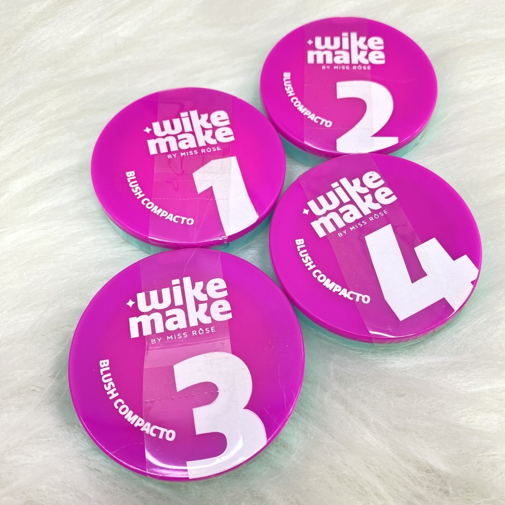 Blush compacto Wike make - Miss Rose  BLU0038