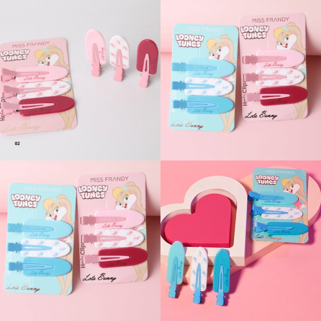 Presilhas para Cabelo Hair Clips Lola Bunny Miss Frandy