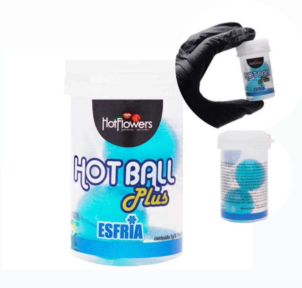 HOT BALL PLUS BOLINHA ESFRIA HOT FLOWERS - SX0011